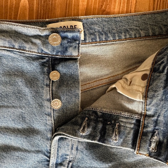 Agolde Riley Long High-Rise Straight-Leg Jeans | Size 30 (8-10) - Picture 7 of 8